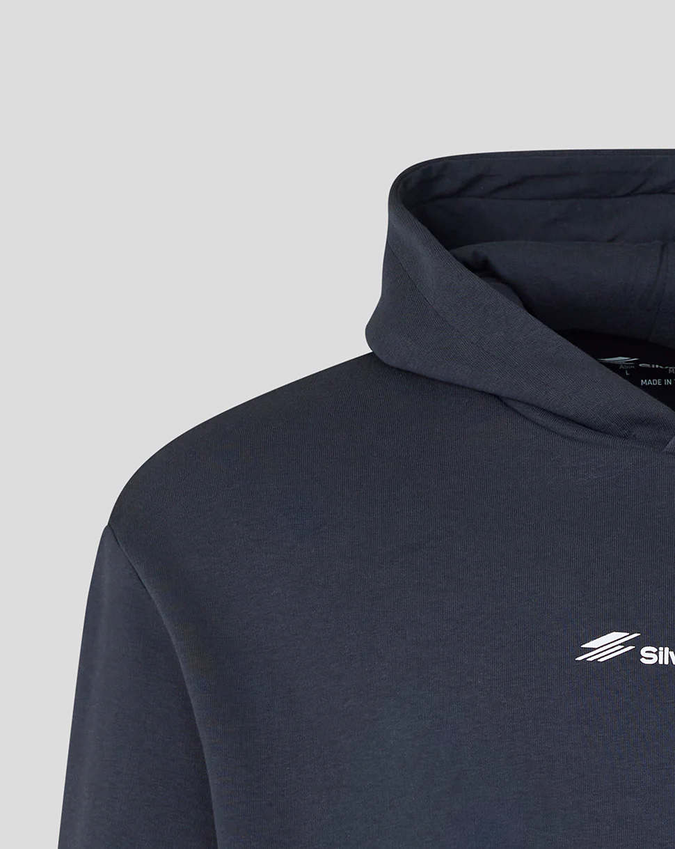 Silverstone Unisex British Injection Hoodie - Dark Navy - Image 3