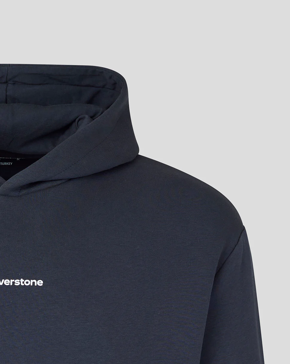 Silverstone Unisex British Injection Hoodie - Dark Navy - Image 4