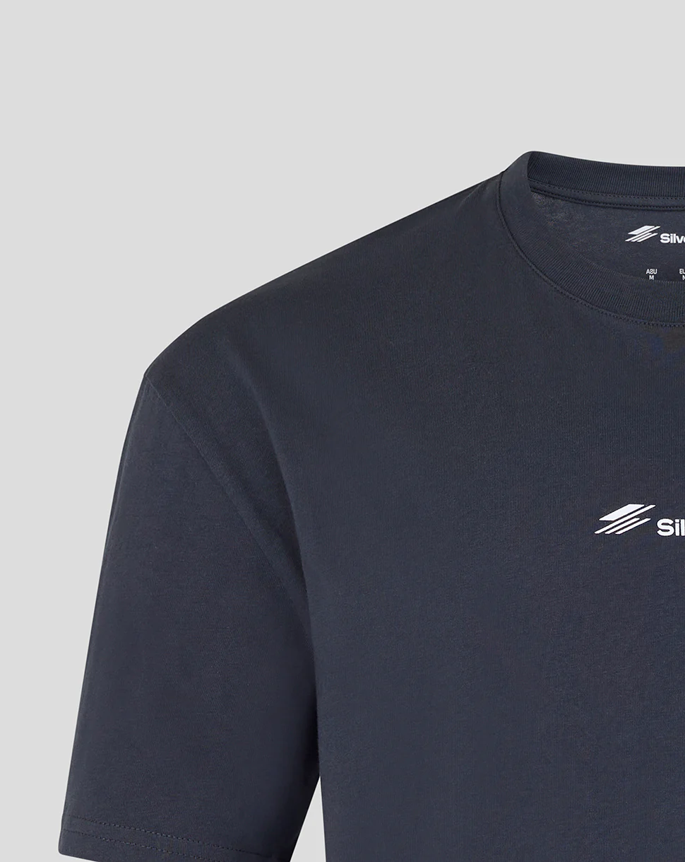 Silverstone Unisex British Injection T-Shirt - Dark Navy - Image 3