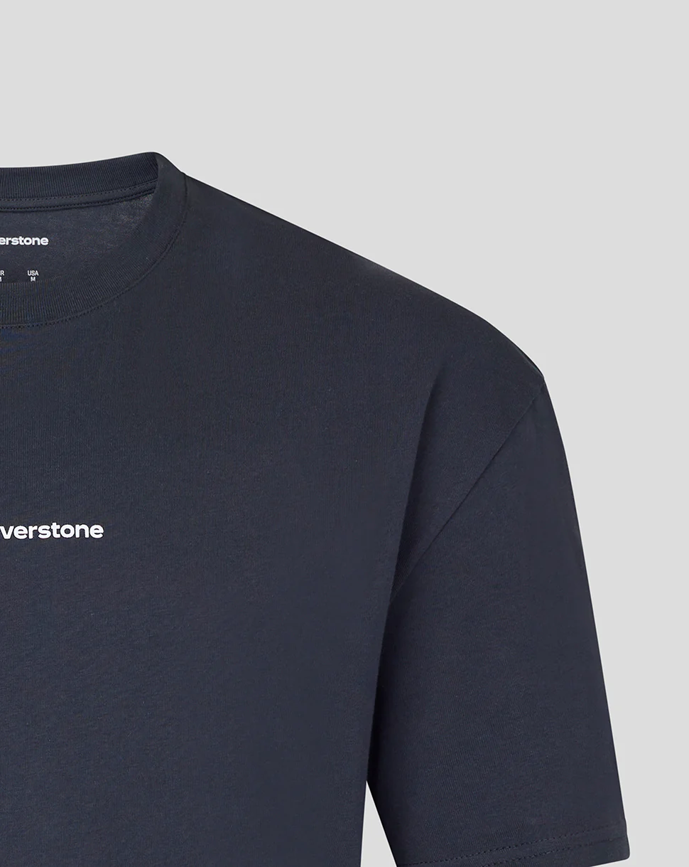 Silverstone Unisex British Injection T-Shirt - Dark Navy - Image 4