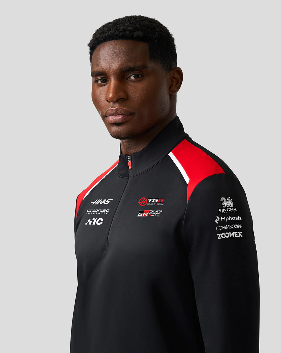 Unisex Official Haas Team Quarter Zip Midlayer - Image 10