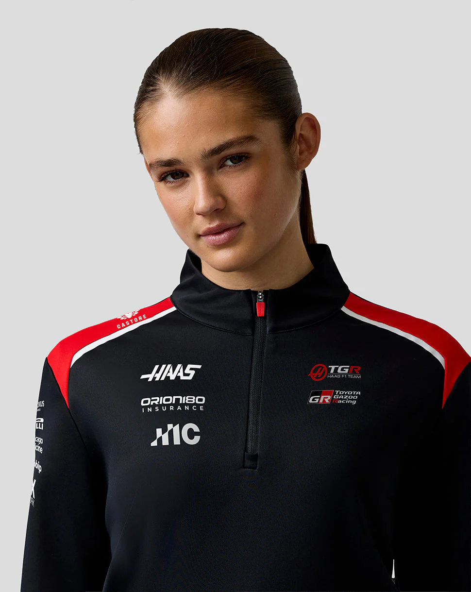 Unisex Official Haas Team Quarter Zip Midlayer - Image 11