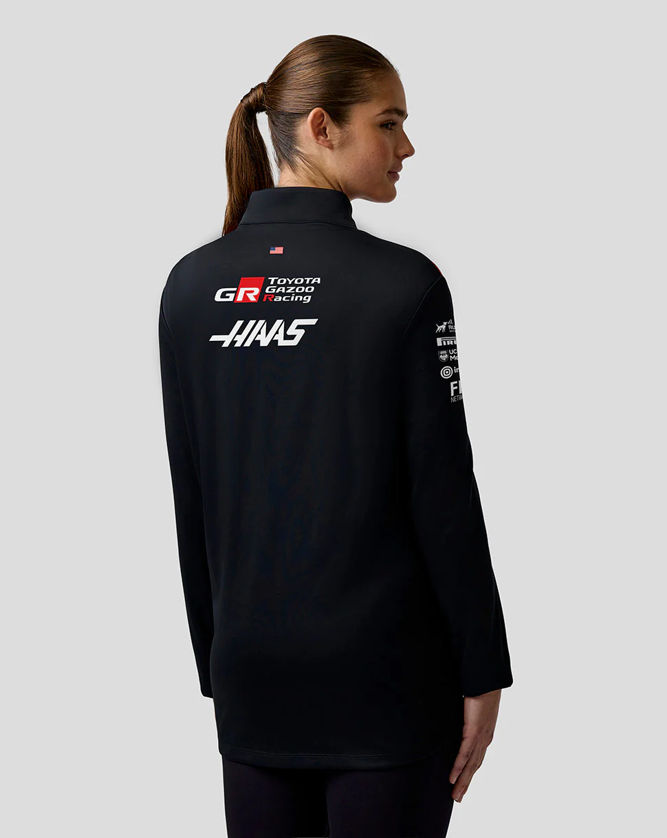 Unisex Official Haas Team Quarter Zip Midlayer - Image 4
