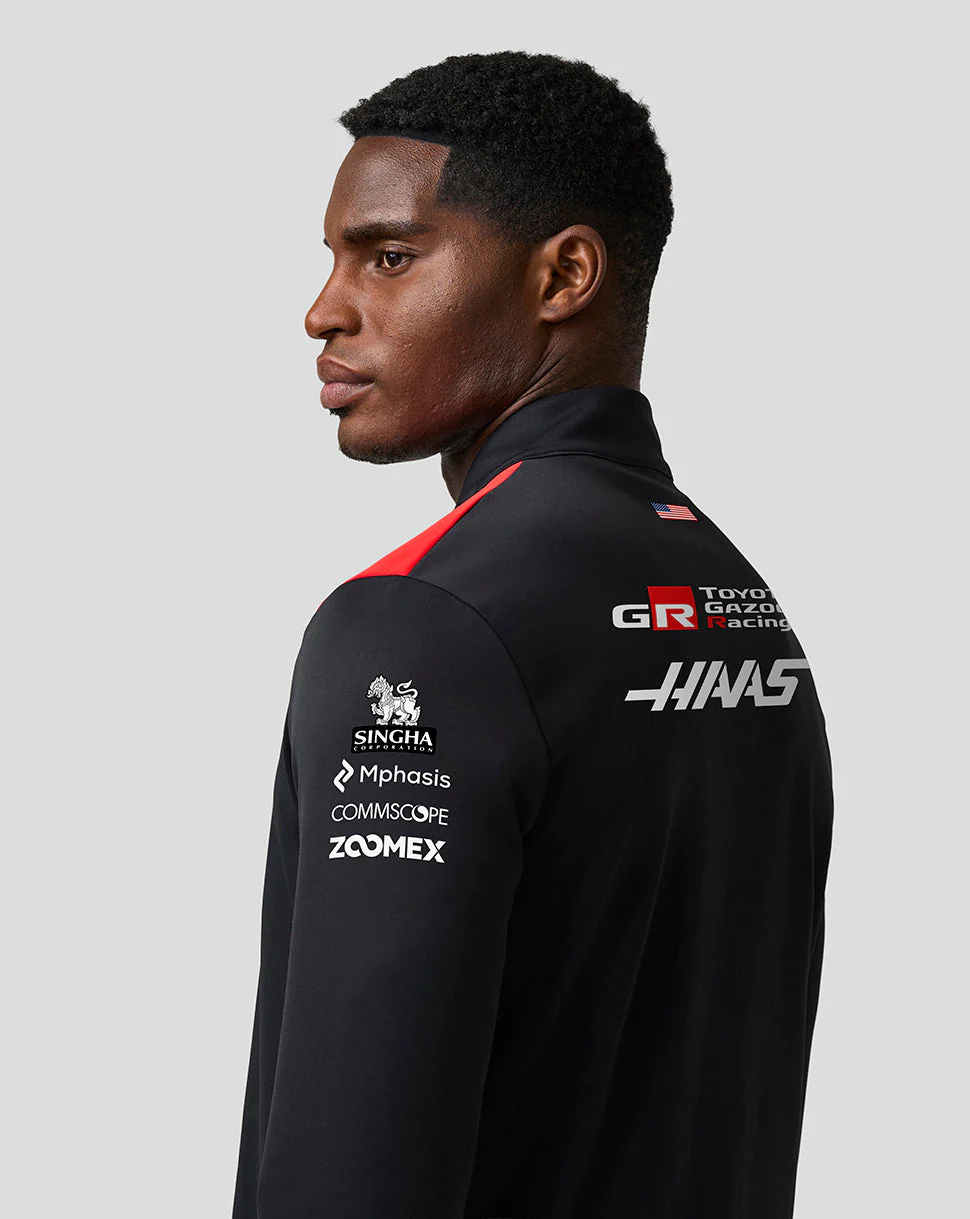Unisex Official Haas Team Quarter Zip Midlayer - Image 5