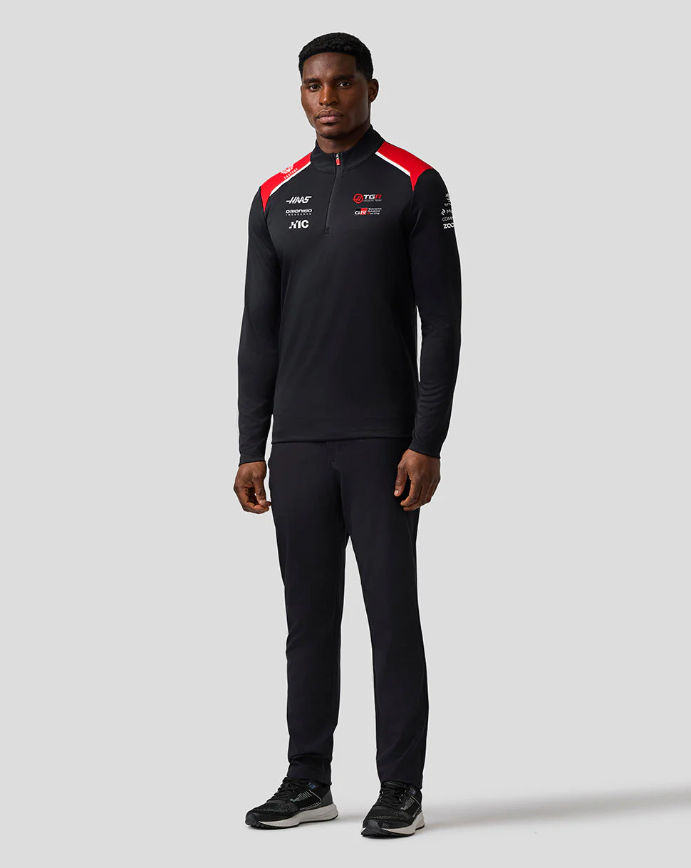 Unisex Official Haas Team Quarter Zip Midlayer - Image 6