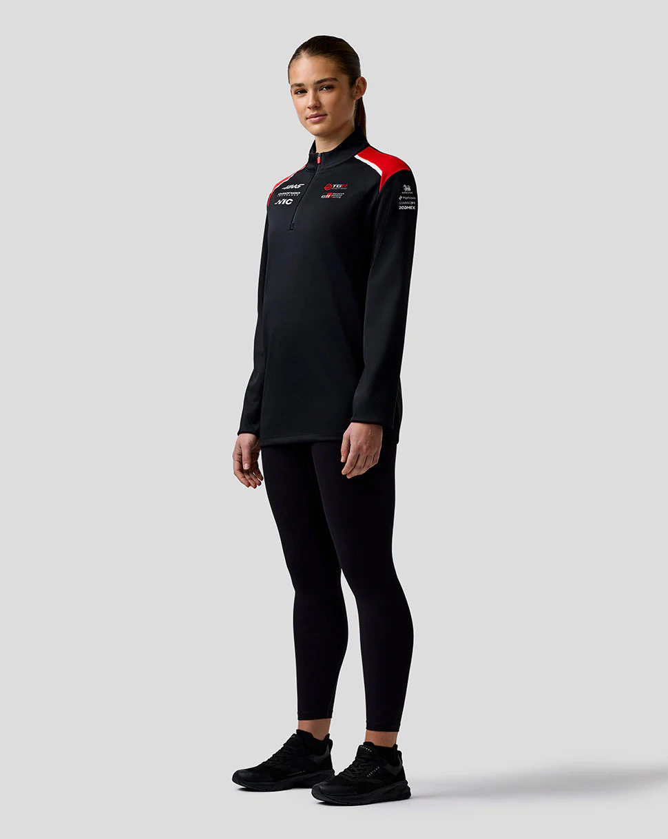 Unisex Official Haas Team Quarter Zip Midlayer - Image 7