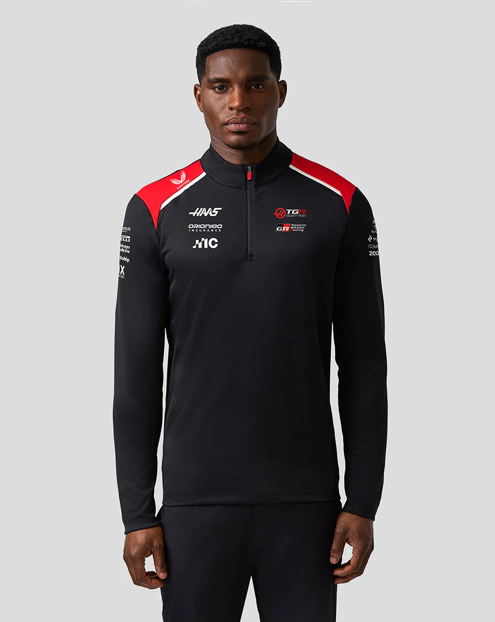 Unisex Official Haas Team Quarter Zip Midlayer - Image 8