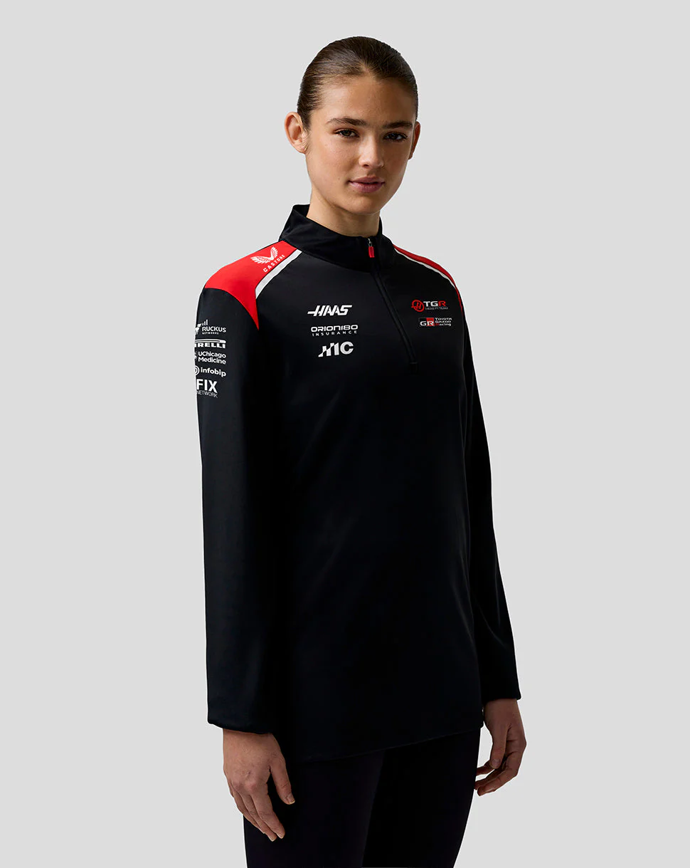 Unisex Official Haas Team Quarter Zip Midlayer - Image 9