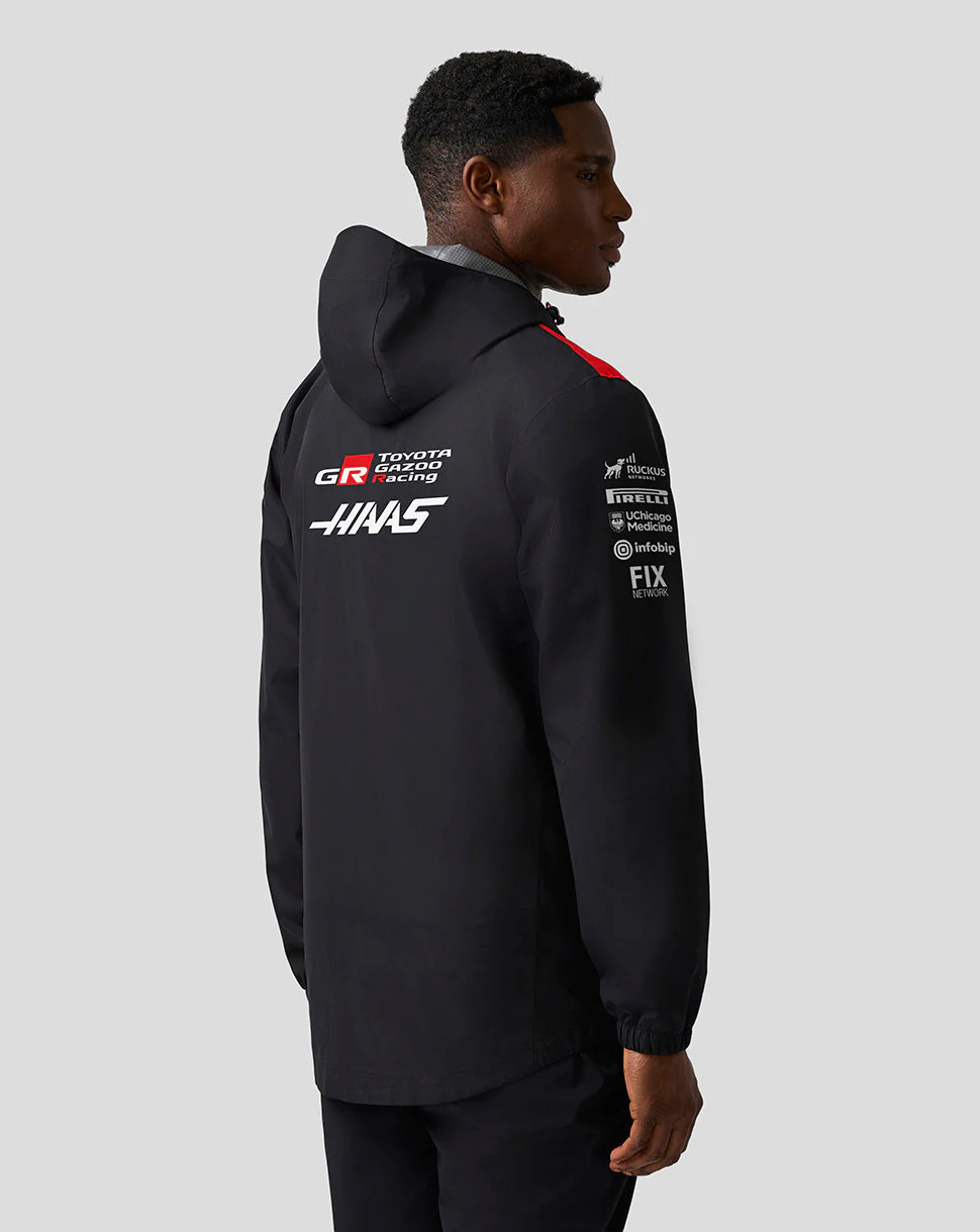 Official Haas Team Unisex Water Resistant Jacket - Image 3