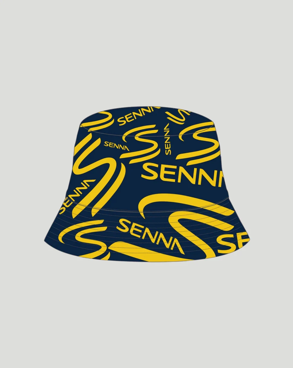 Senna Unisex Reversible Bucket Cap - Navy - Image 4