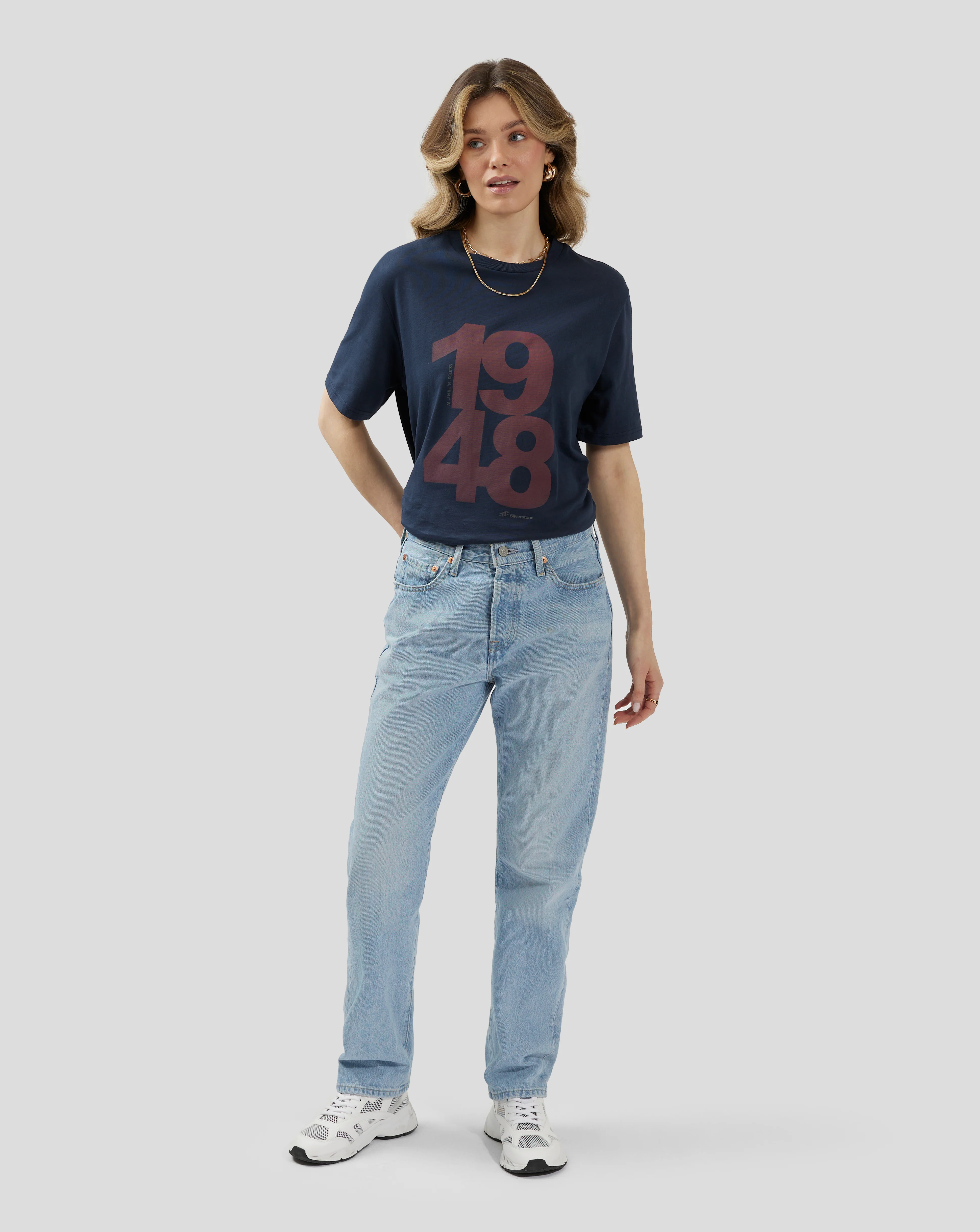 Unisex Silverstone Core 1948 T-Shirt - Black Iris - Image 8