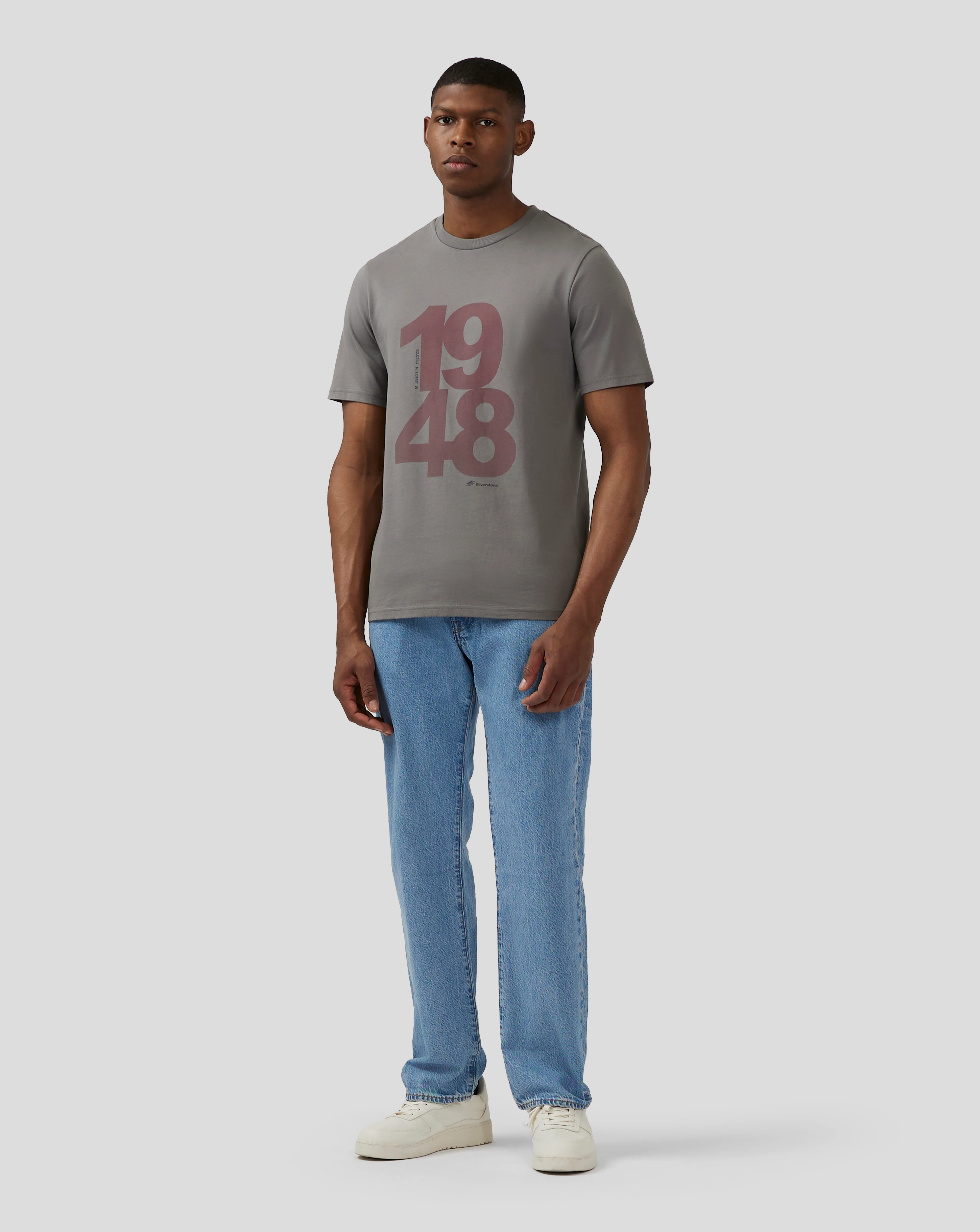 Unisex Silverstone Core 1948 T-Shirt - Charcoal Grey - Image 10