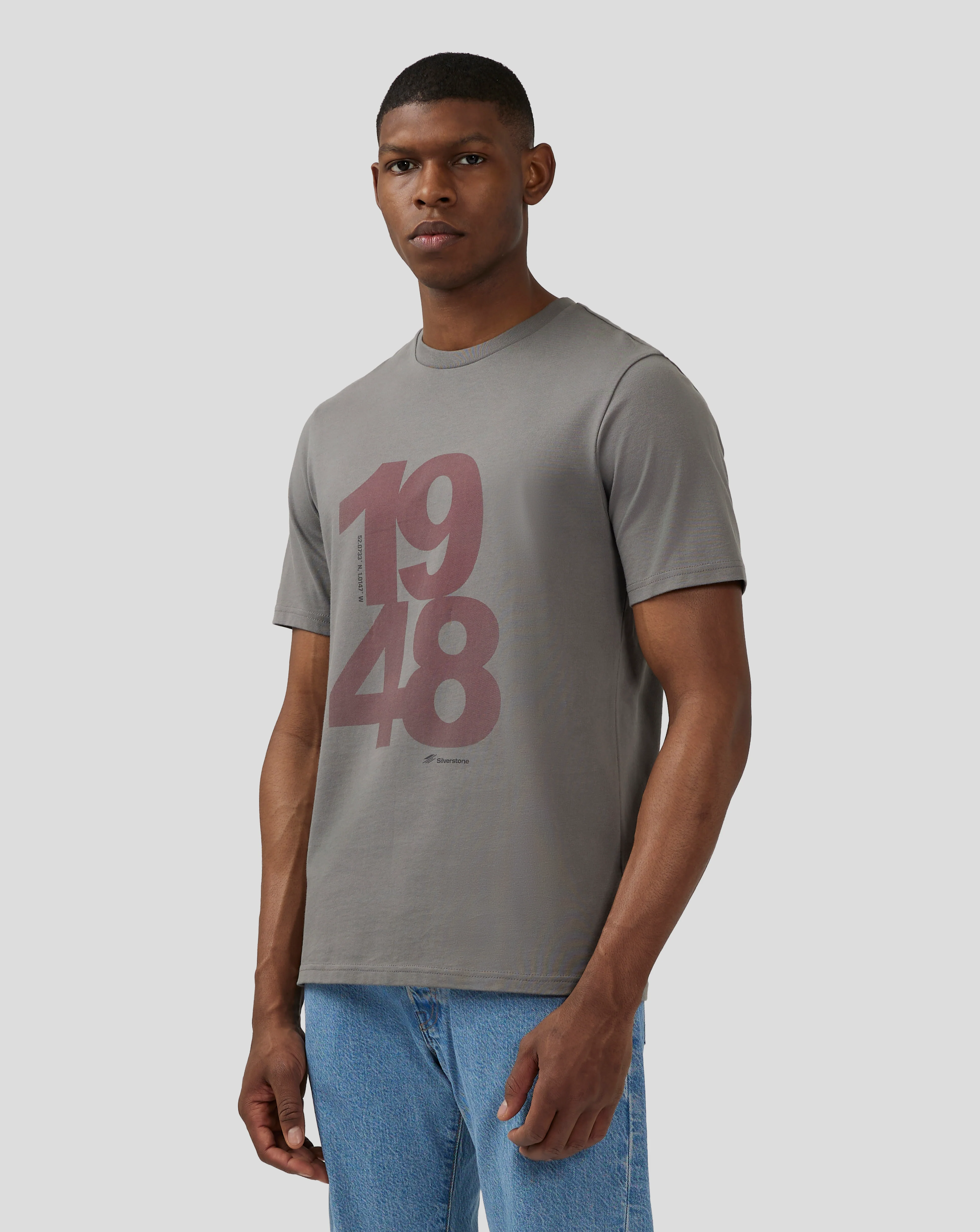 Unisex Silverstone Core 1948 T-Shirt - Charcoal Grey - Image 6