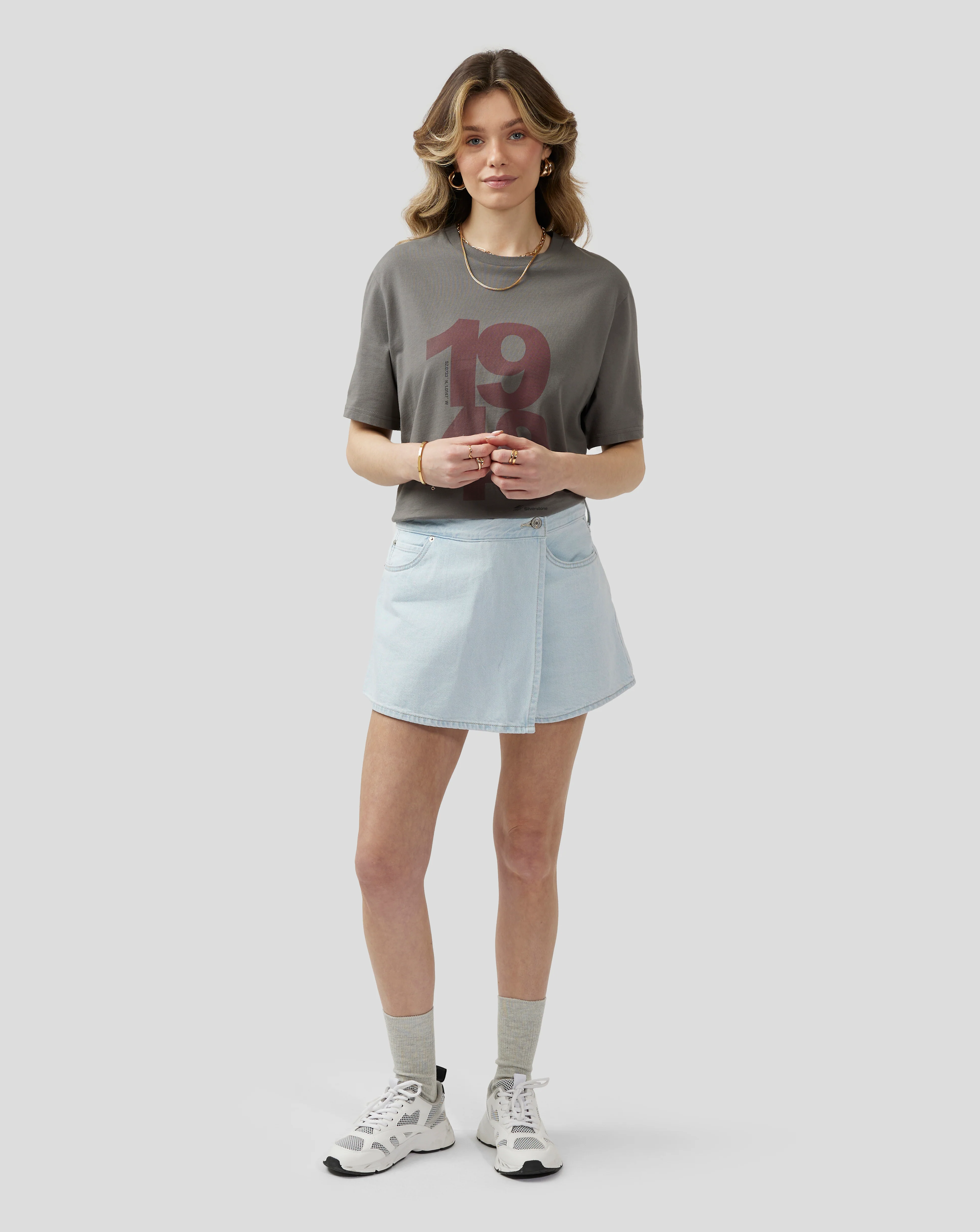 Unisex Silverstone Core 1948 T-Shirt - Charcoal Grey - Image 9