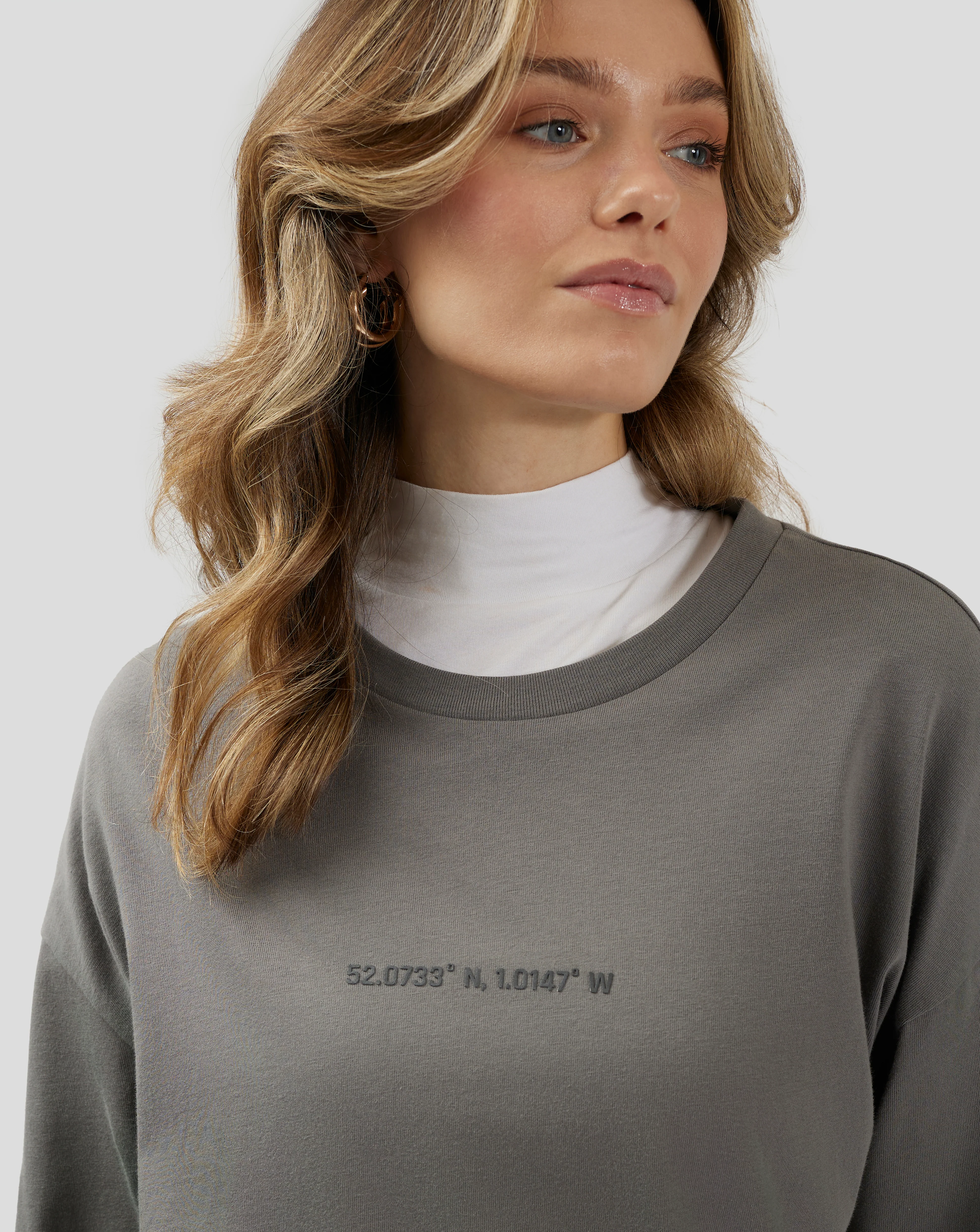 Unisex Silverstone Core Oversized T-Shirt - Charcoal Grey - Image 8