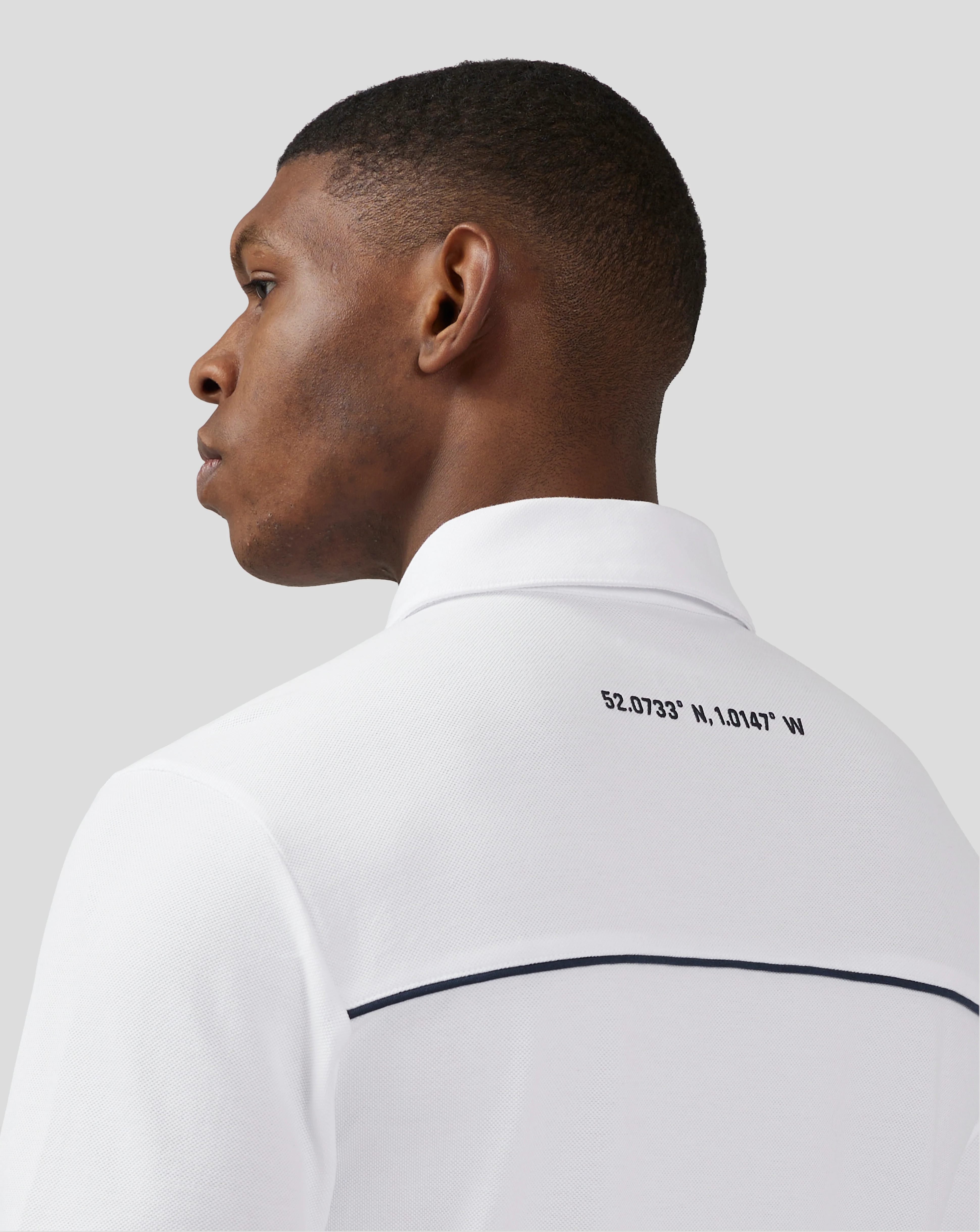 Unisex Silverstone Core Polo-Shirt - Brilliant White - Image 5
