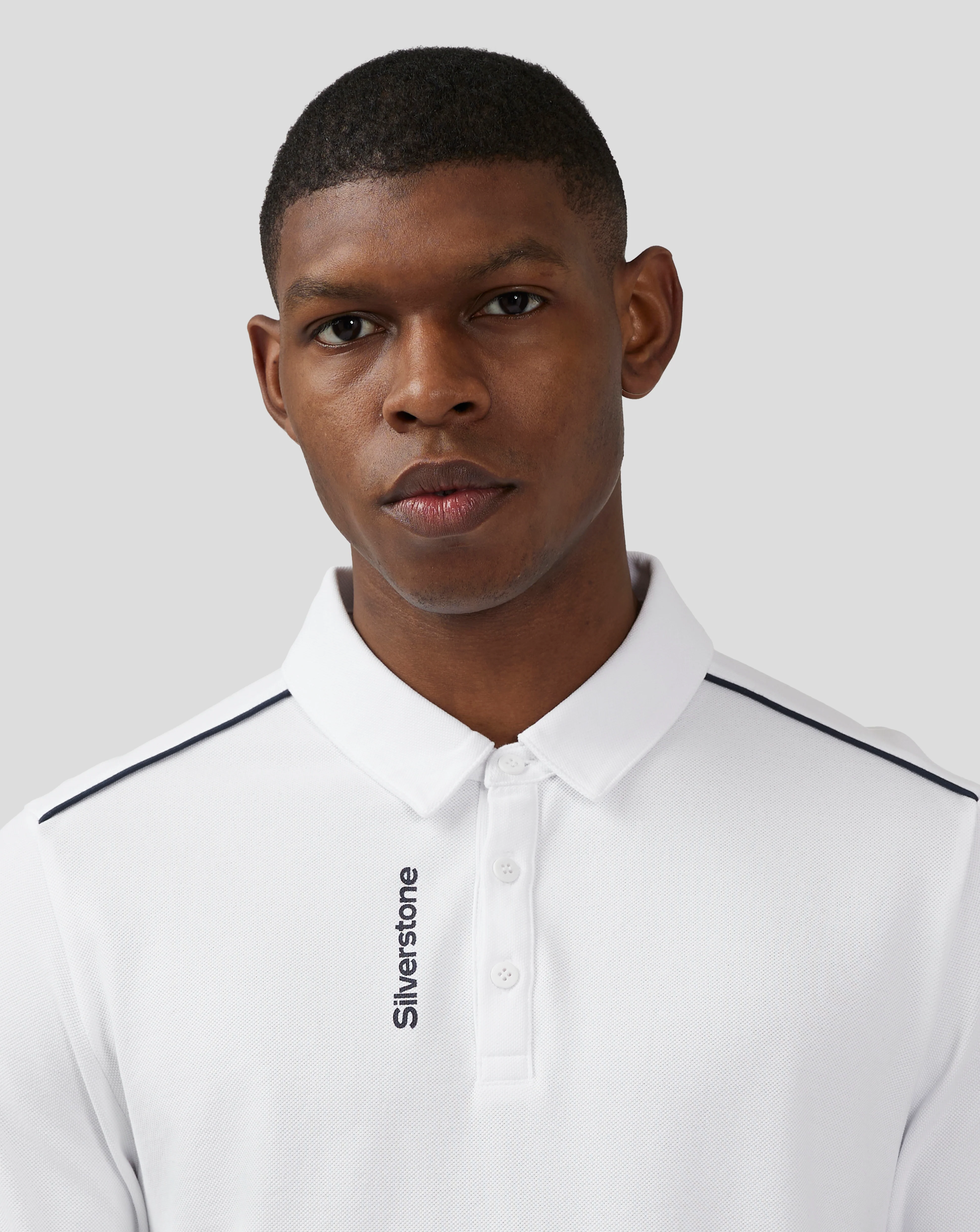 Unisex Silverstone Core Polo-Shirt - Brilliant White - Image 6
