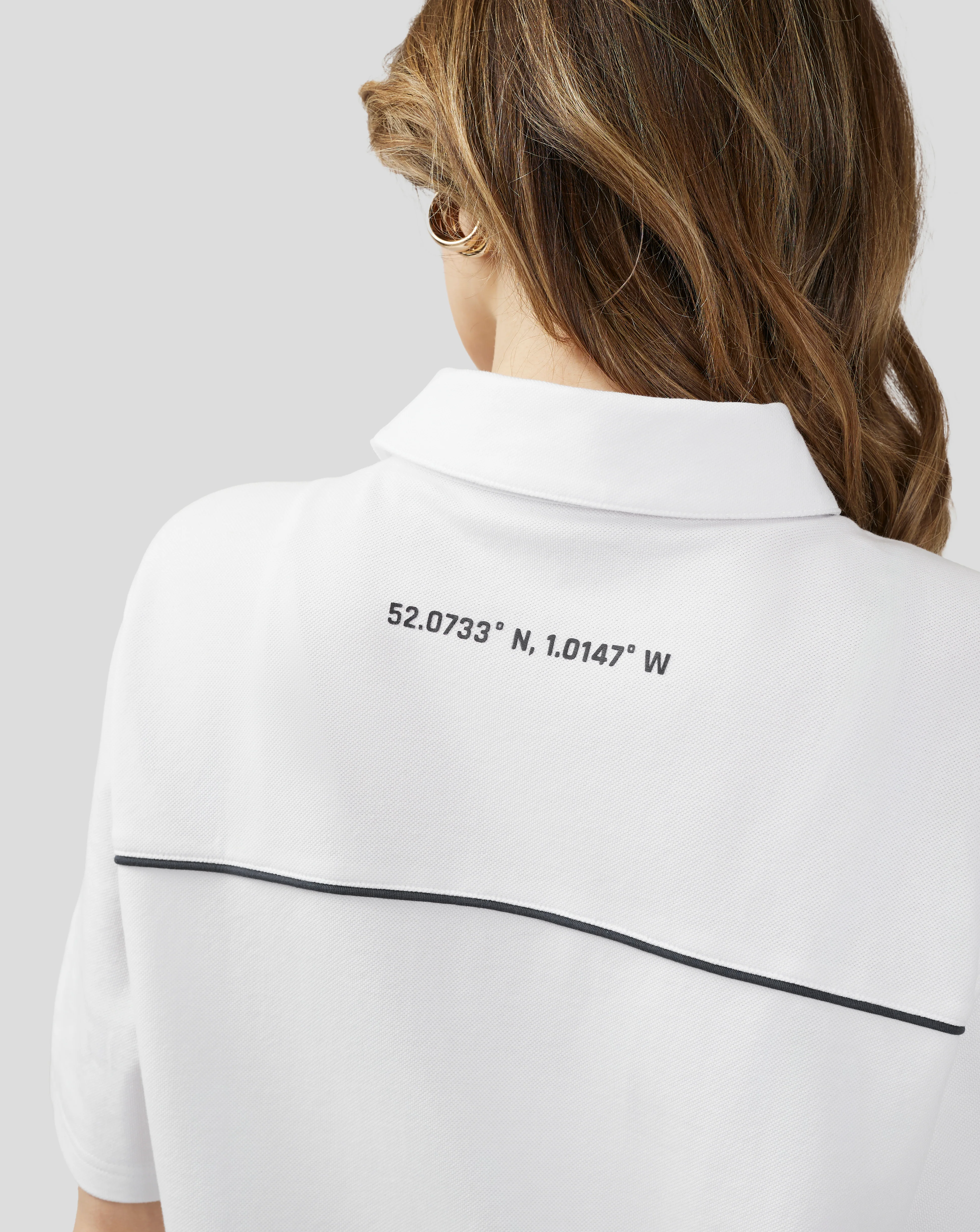 Unisex Silverstone Core Polo-Shirt - Brilliant White - Image 9