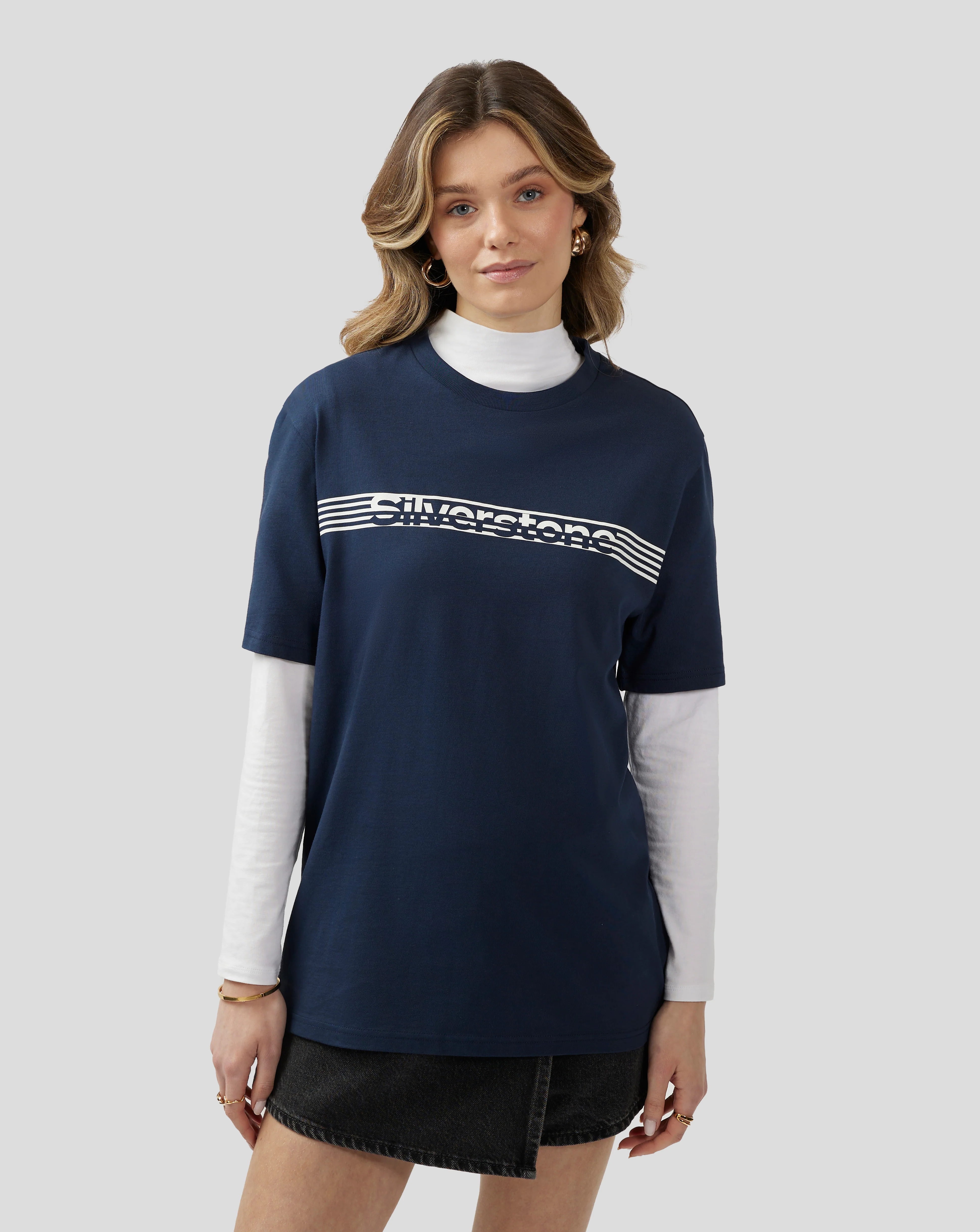 Unisex Silverstone Core T-Shirt - Black Iris - Image 10