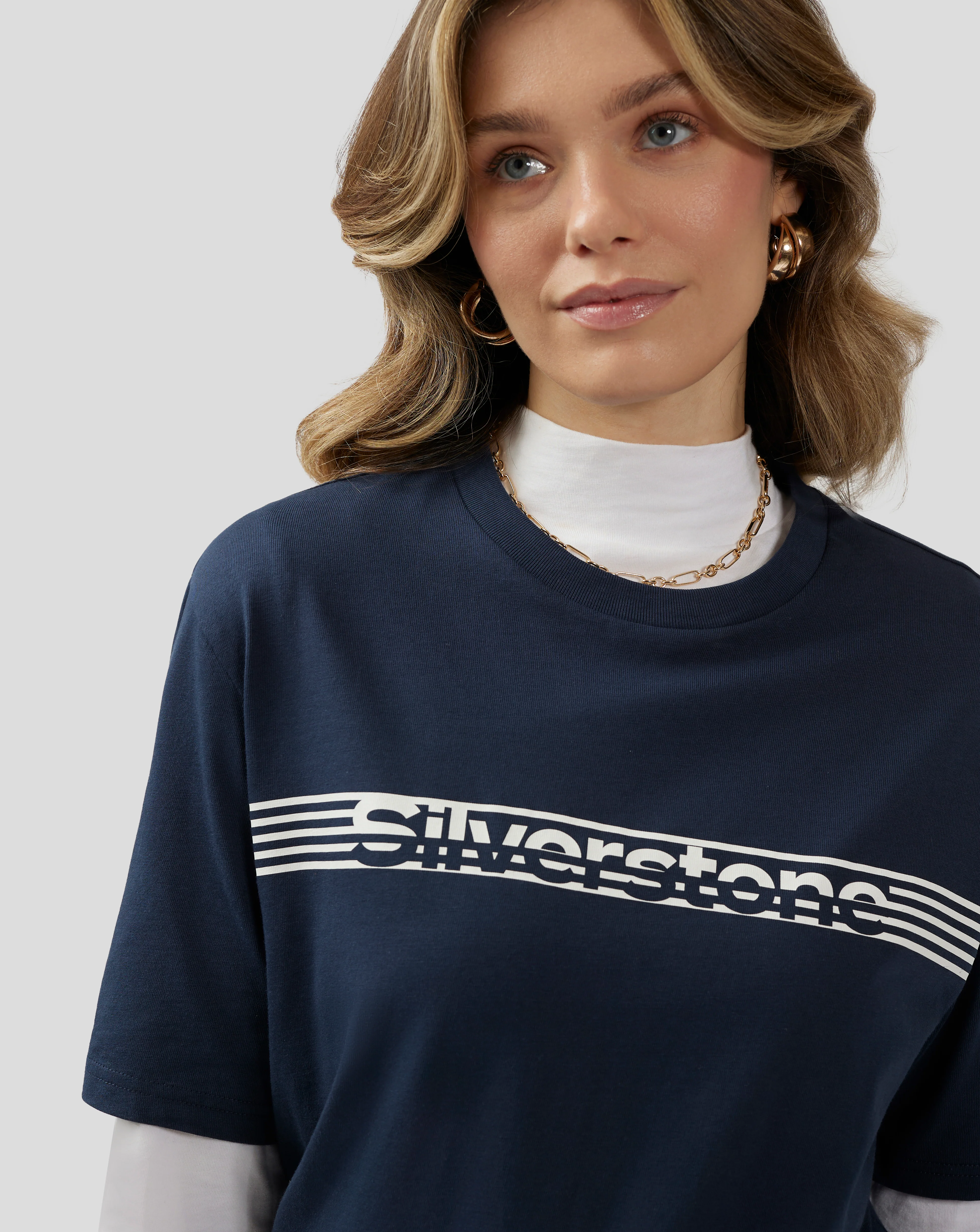 Unisex Silverstone Core T-Shirt - Black Iris - Image 11