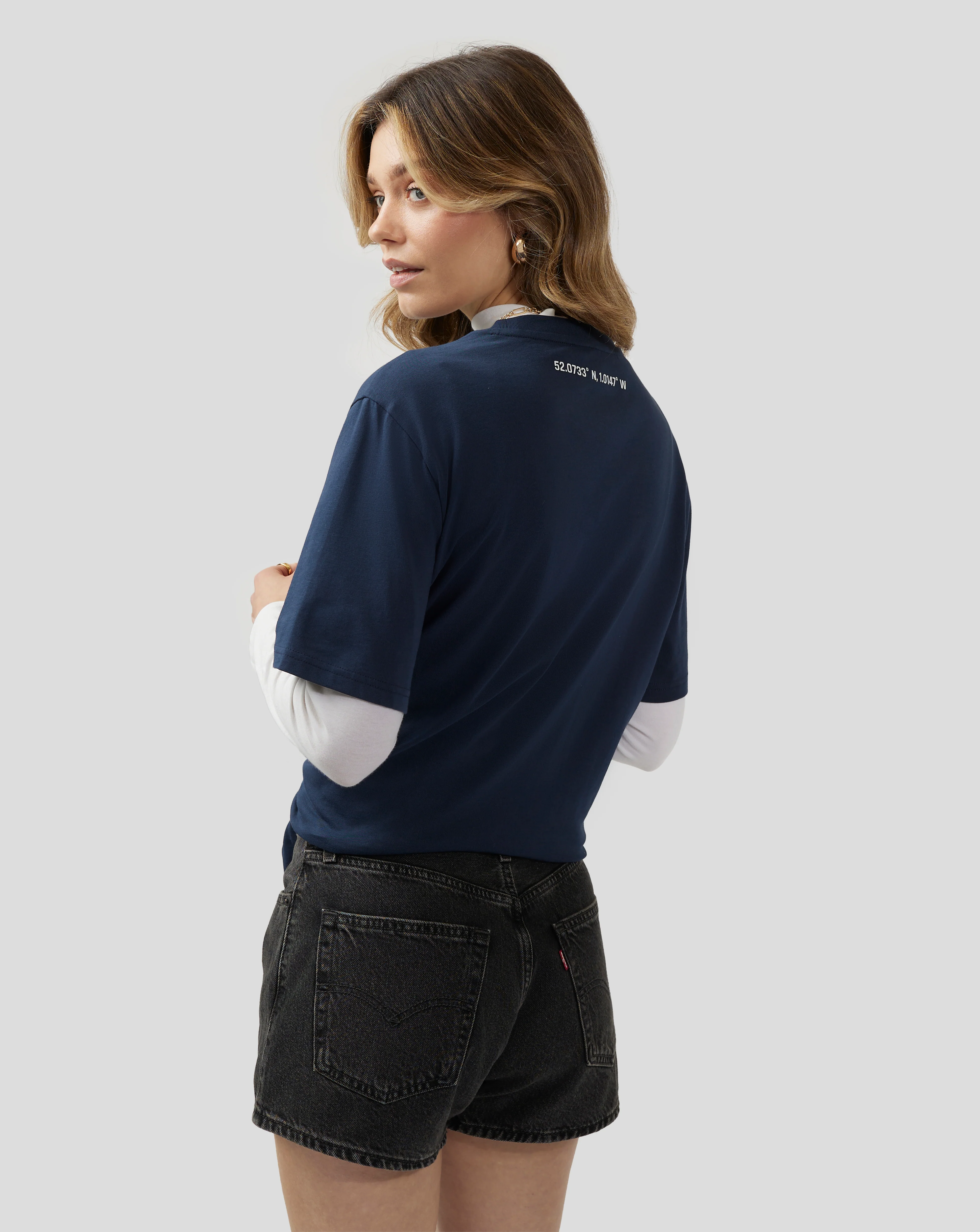 Unisex Silverstone Core T-Shirt - Black Iris - Image 8