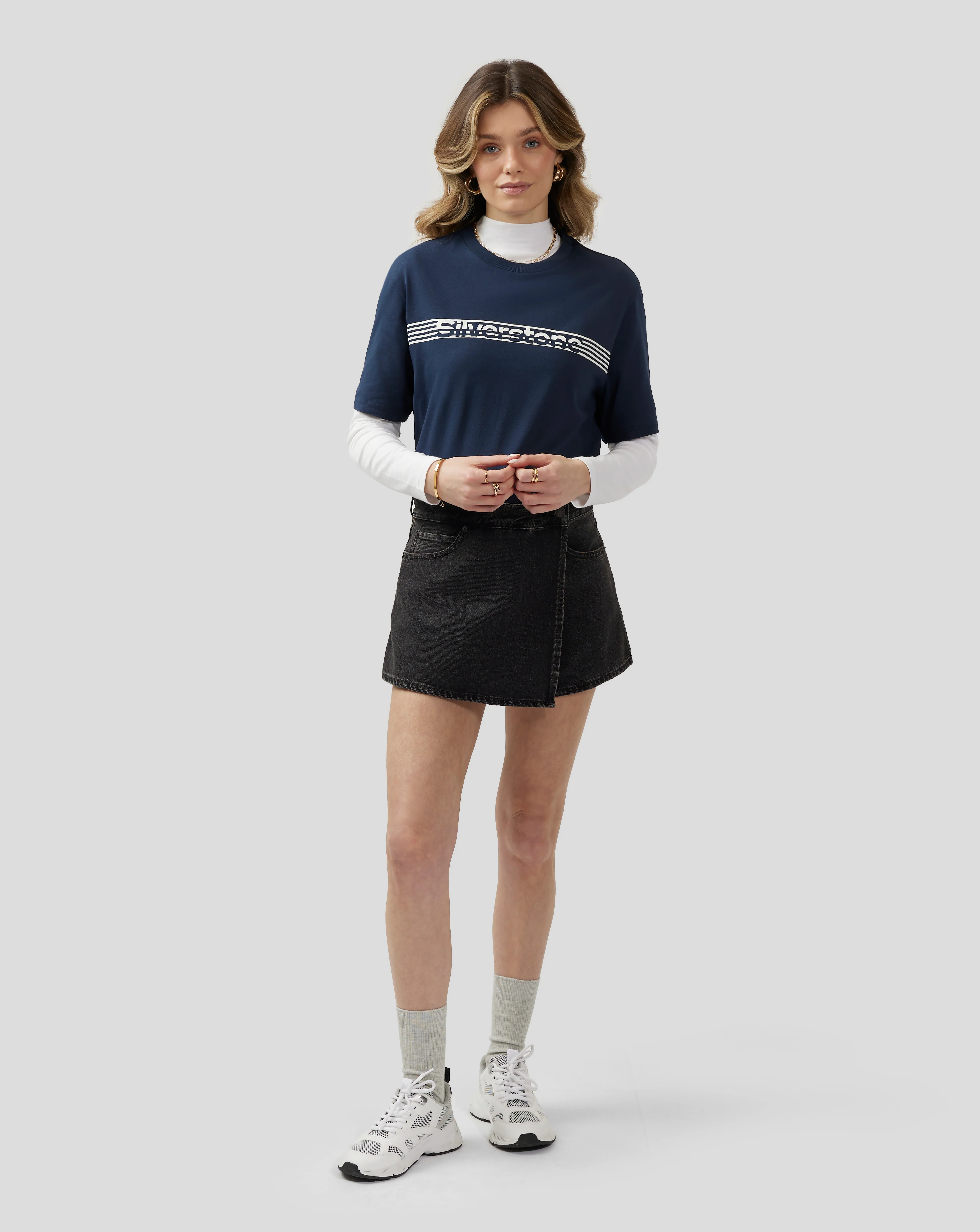 Unisex Silverstone Core T-Shirt - Black Iris - Image 9