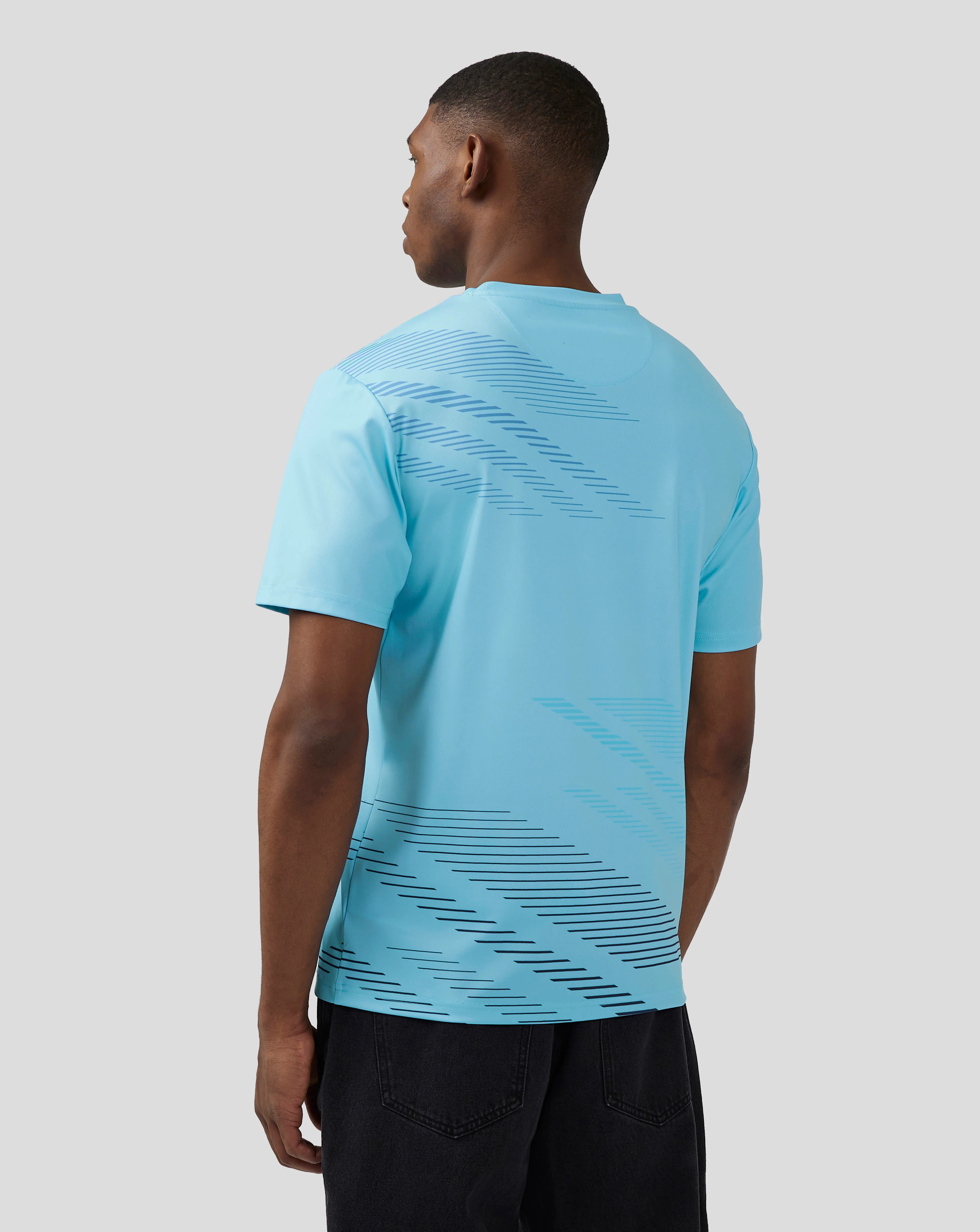 Unisex Silverstone x Castore Sublimated Short Sleeve T-Shirt - Cabana Blue - Image 3