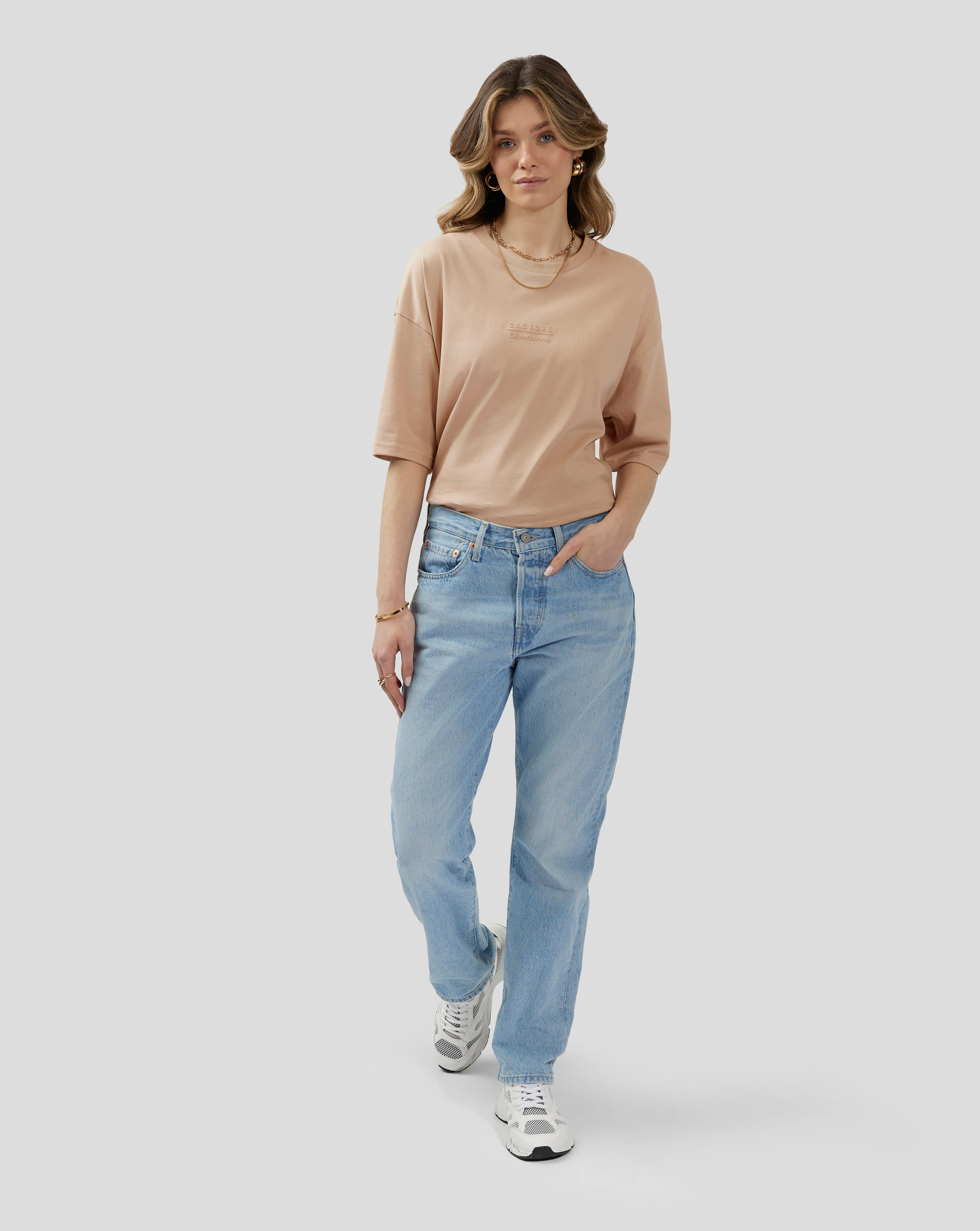 Unisex Silverstone x Castore Sublimated Short Sleeve T-Shirt - Doeskin - Image 10