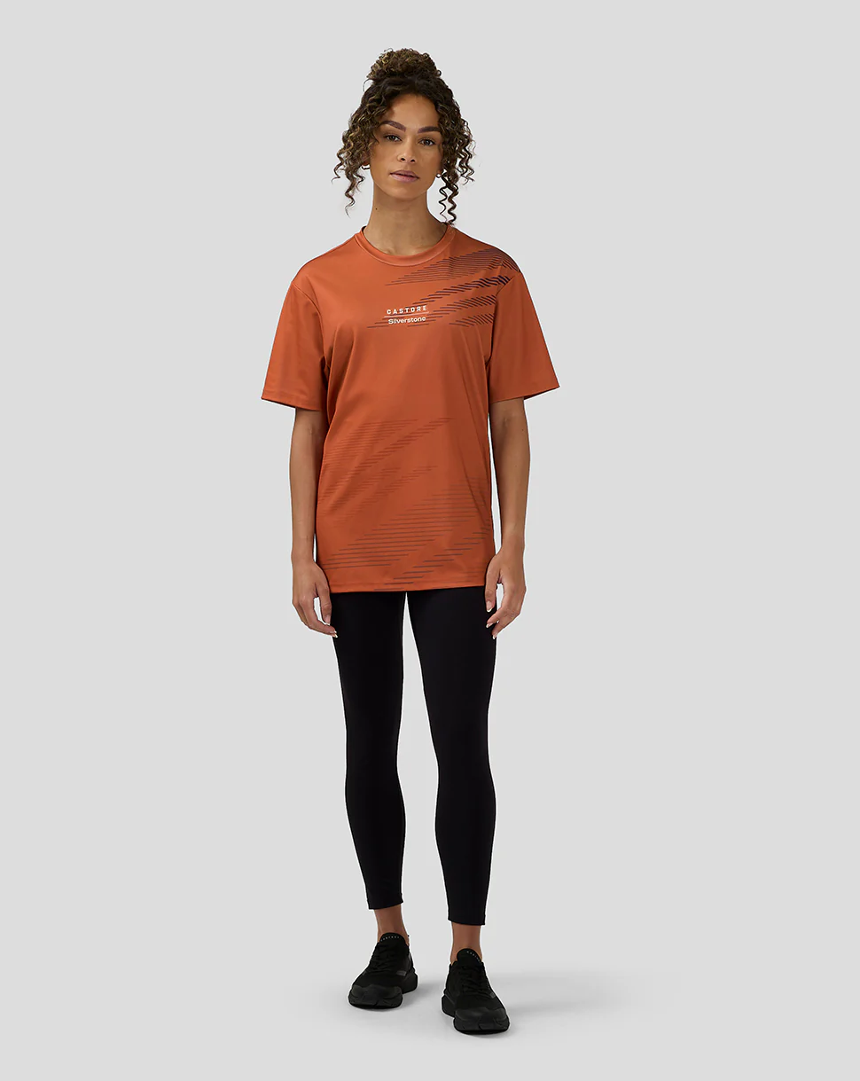 Unisex Silverstone Sublimated Short Sleeve T-Shirt - Orange Rust - Image 10