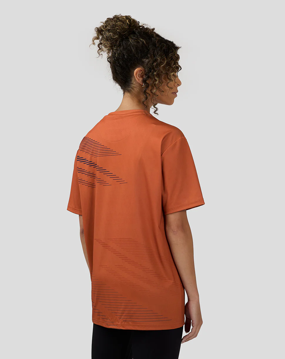 Unisex Silverstone Sublimated Short Sleeve T-Shirt - Orange Rust - Image 4