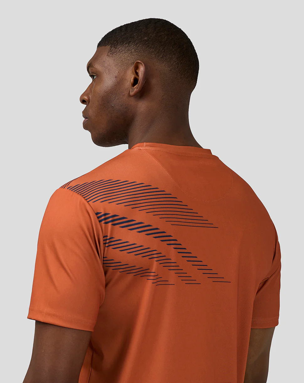 Unisex Silverstone Sublimated Short Sleeve T-Shirt - Orange Rust - Image 5