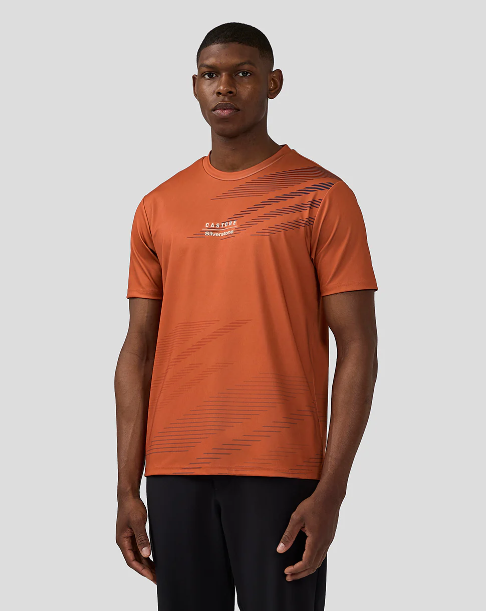 Unisex Silverstone Sublimated Short Sleeve T-Shirt - Orange Rust - Image 6