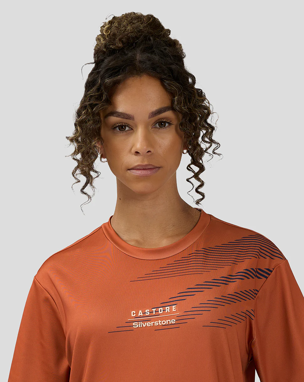 Unisex Silverstone Sublimated Short Sleeve T-Shirt - Orange Rust - Image 8