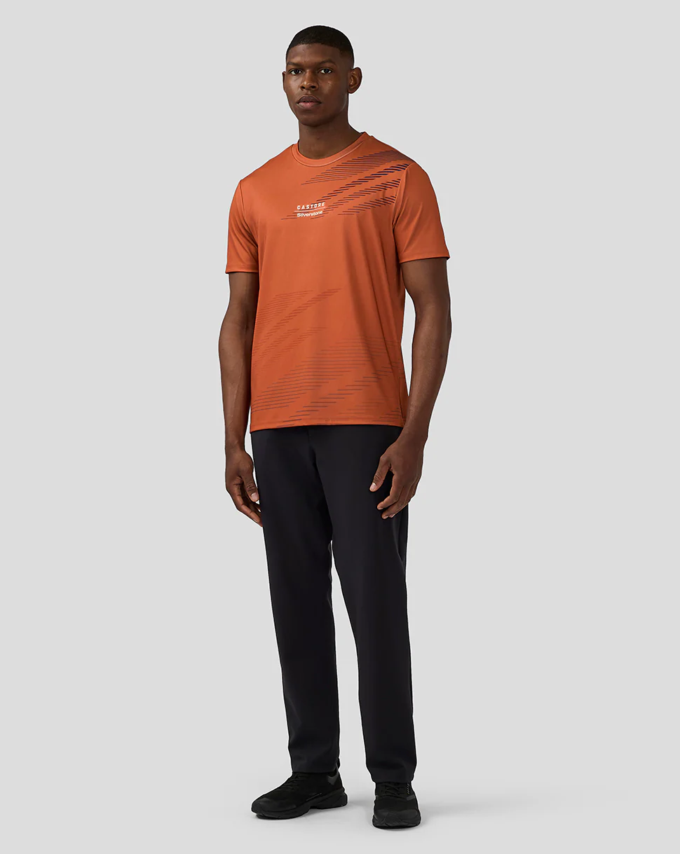 Unisex Silverstone Sublimated Short Sleeve T-Shirt - Orange Rust - Image 9