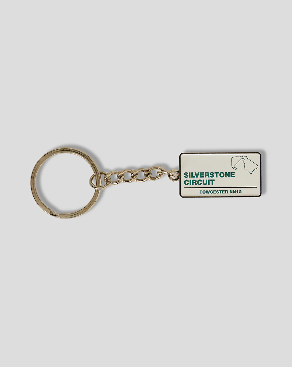 Silverstone Street Sign Keyring