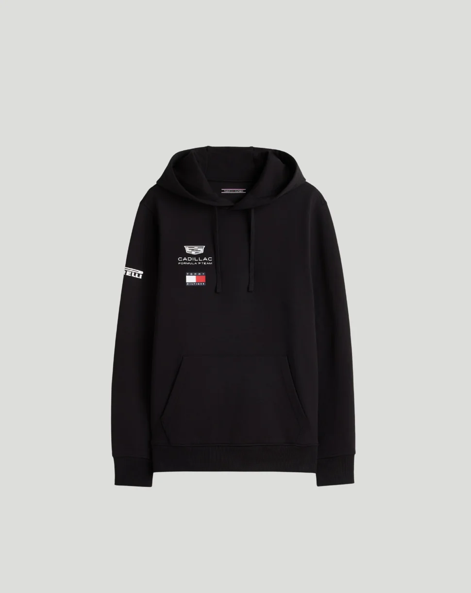 Tommy Hilfiger X Cadillac F1 Unisex Team Hoodie - Black