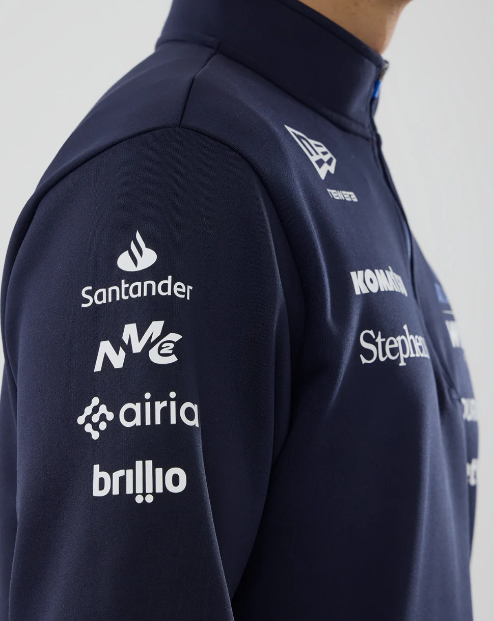 Williams Racing 2026 F1 Men's Team Quarter-Zip - Navy - Image 6