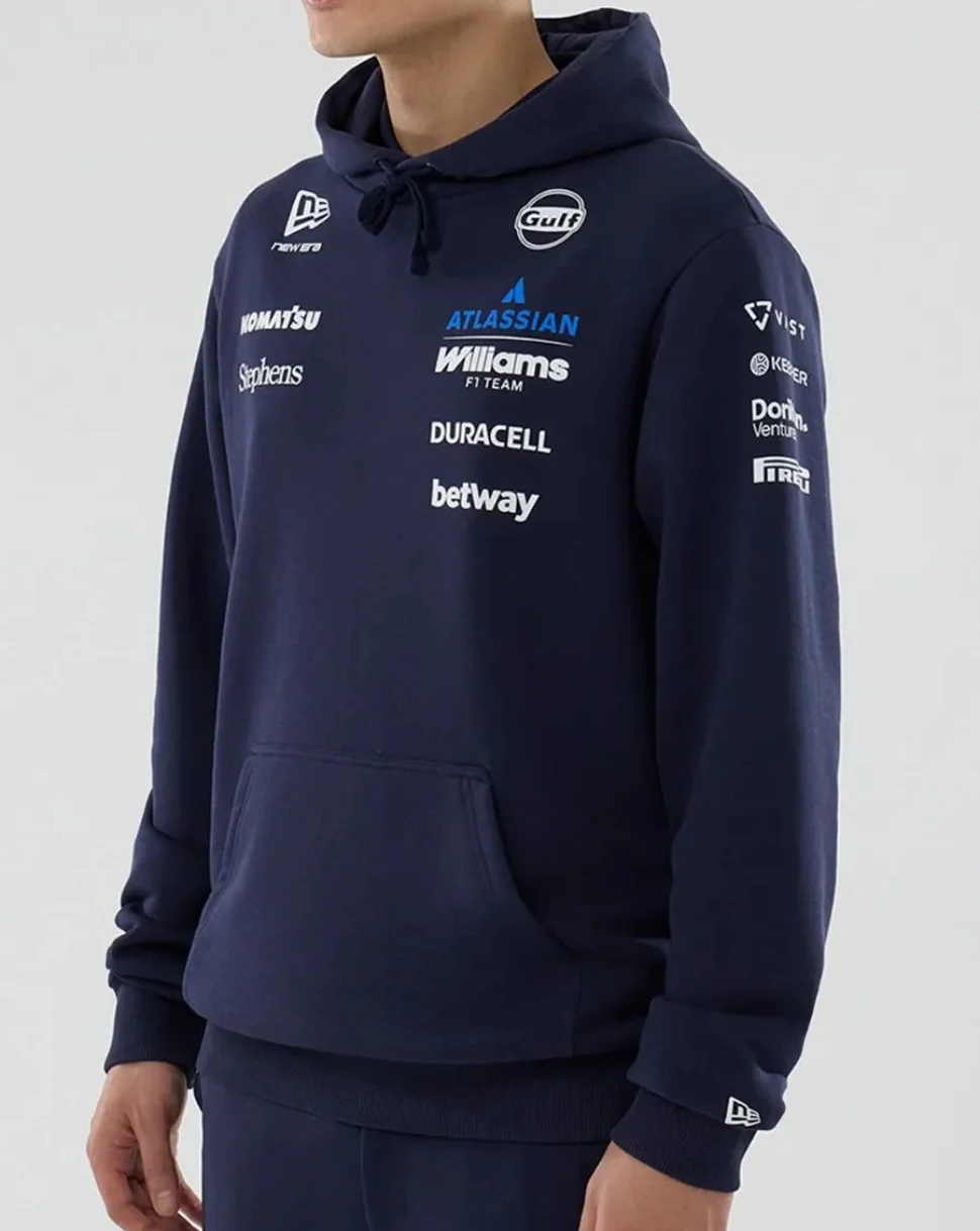 Williams Racing 2026 F1 Men's Team Hoodie - Navy - Image 3