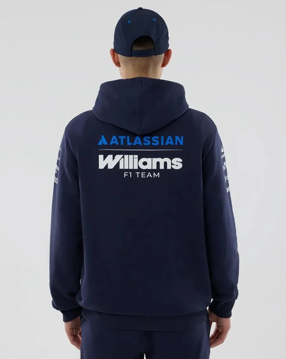 Williams Racing 2026 F1 Men's Team Hoodie - Navy - Image 4