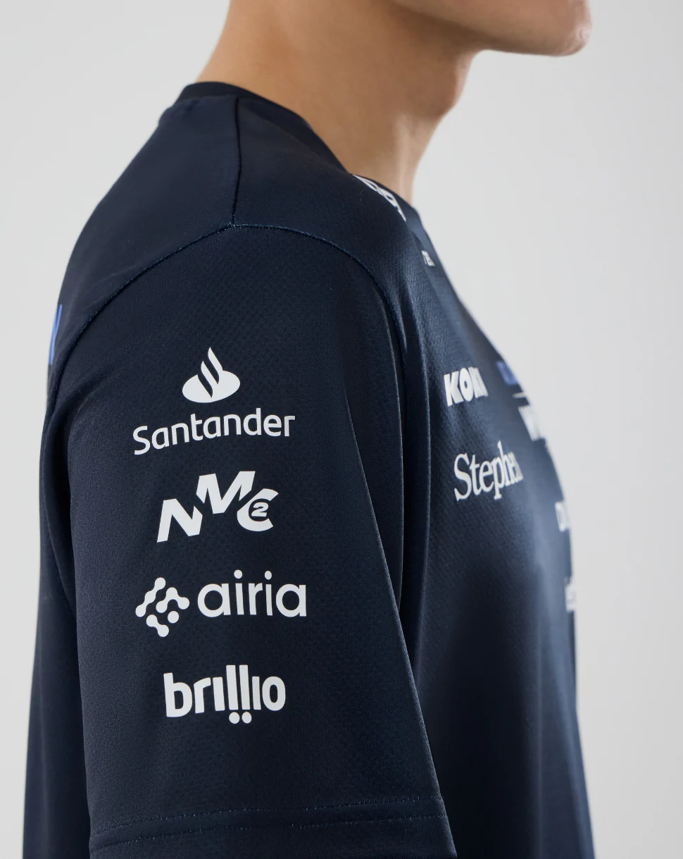 Williams Racing 2026 F1 Men's Team T-Shirt  - Navy - Image 5