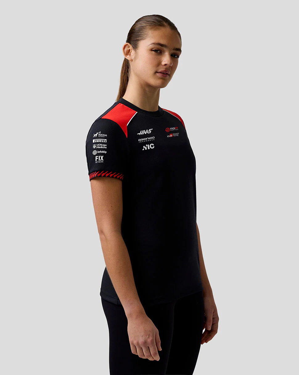 Official Haas Team Women's Driver T-Shirt - Image 4