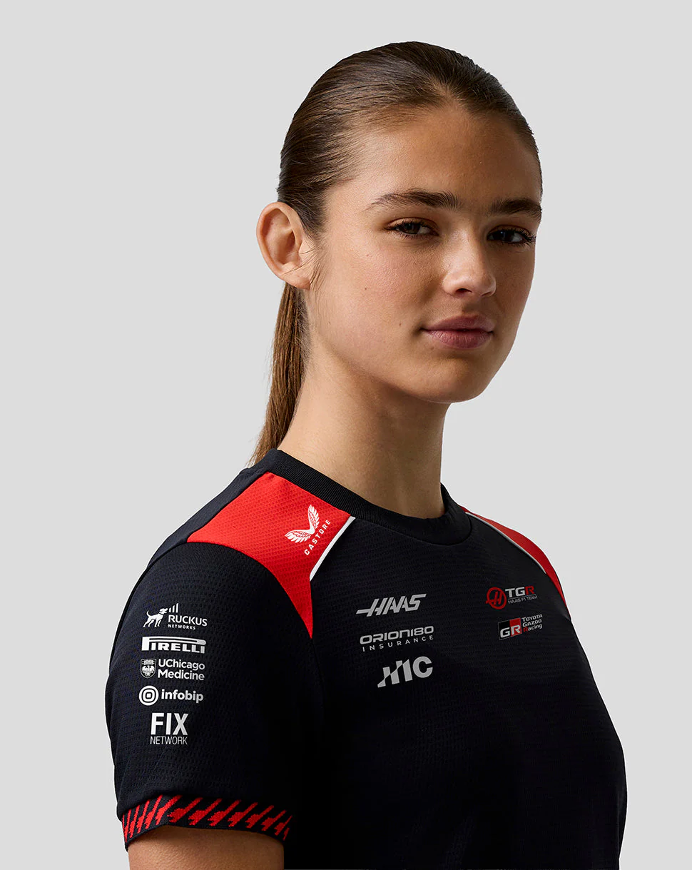 Official Haas Team Women's Driver T-Shirt - Image 5